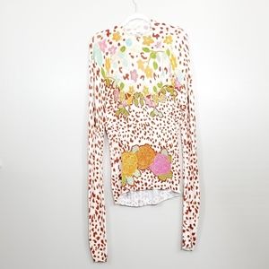 Vertigo Paris Animal Print Floral Sequin E…